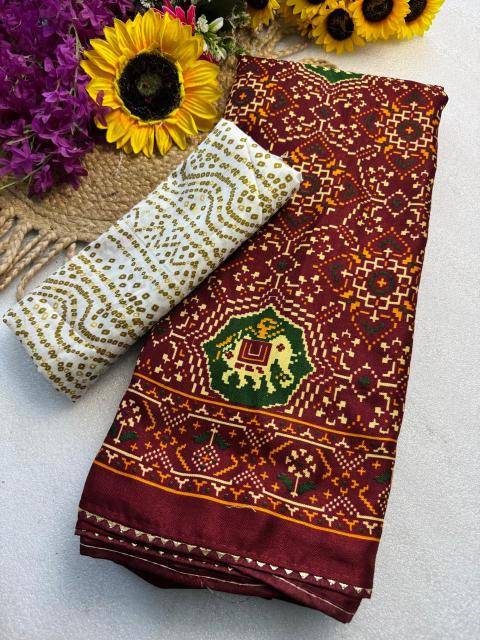Tulsi pashmina silk Indian saree wholesalers in Mumbai